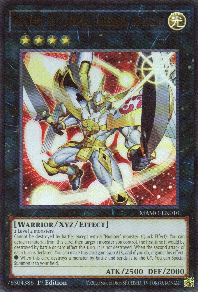 Number 39: Utopia, Emissary of Light MAMO-EN010 Ultra Rare