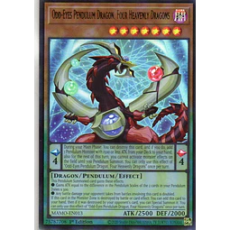 Odd-Eyes Pendulum Dragon, Four Heavenly Dragons MAMO-EN013 Ultra Rare