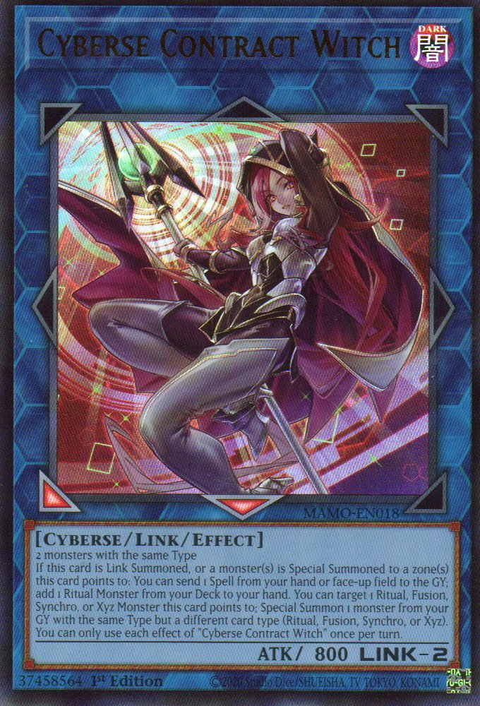 Cyberse Contract Witch MAMO-EN018 Ultra Rare