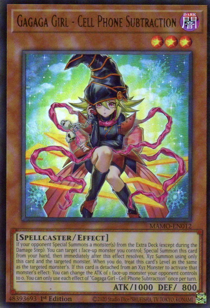 Gagaga Girl - Cell Phone Subtraction MAMO-EN012 Ultra Rare