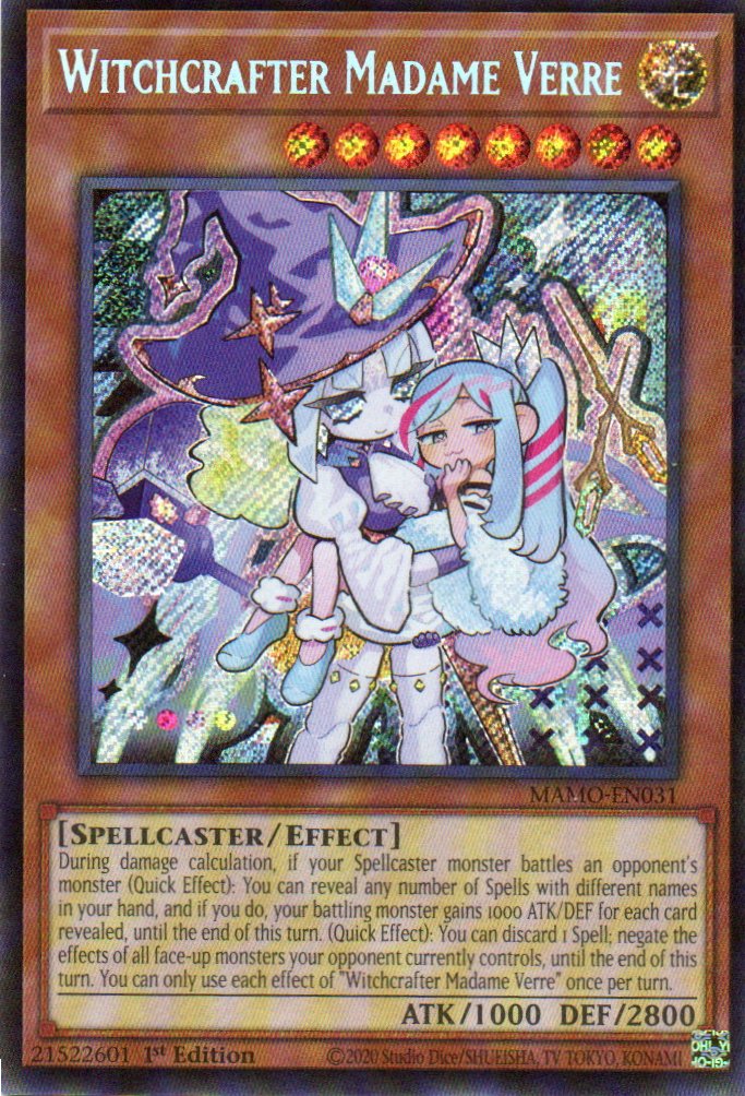 Witchcrafter Madame Verre MAMO-EN031 Secret Rare