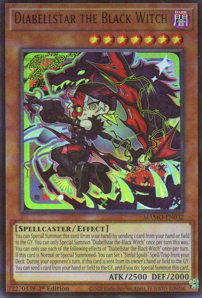 Diabellstar the Black Witch MAMO-EN032 Ultra Rare