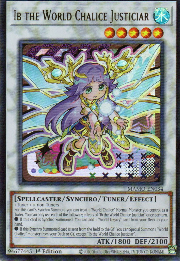 Ib the World Chalice Justiciar MAMO-EN034 Ultra Rare