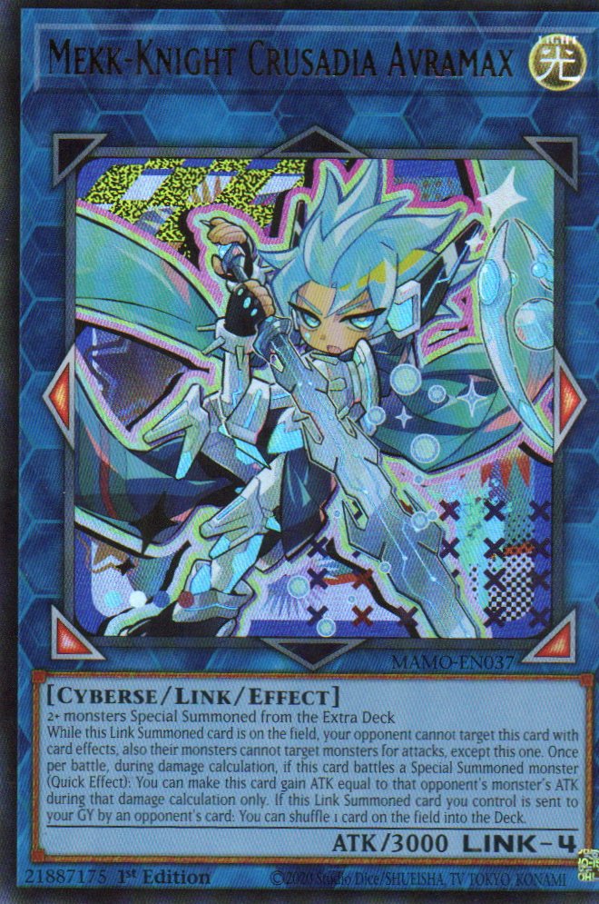 Mekk-Knight Crusadia Avramax MAMO-EN037 Ultra Rare