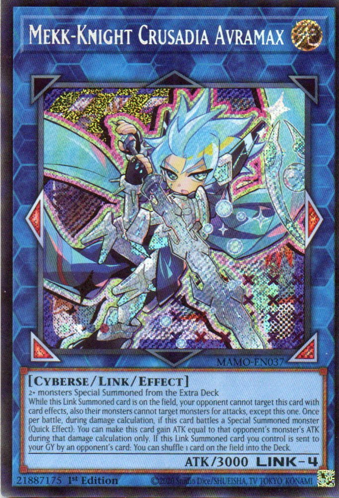 Mekk-Knight Crusadia Avramax MAMO-EN037 Secret Rare
