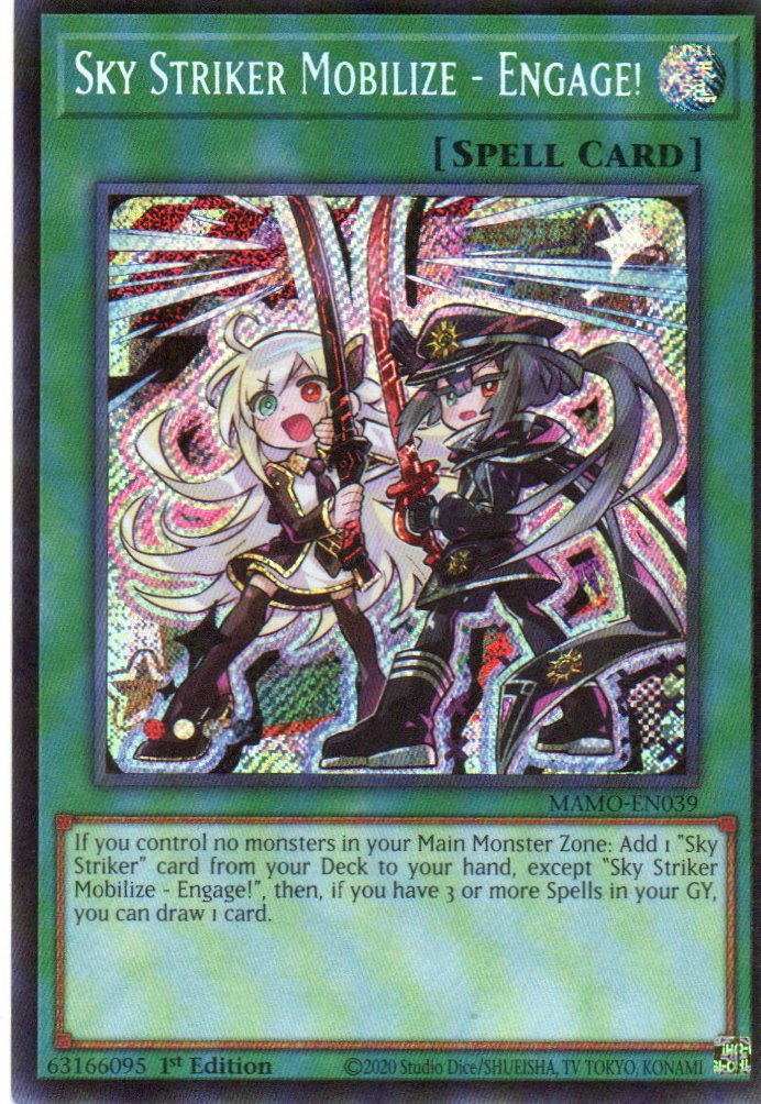 Sky Striker Mobilize - Engage! MAMO-EN039 Secret Rare