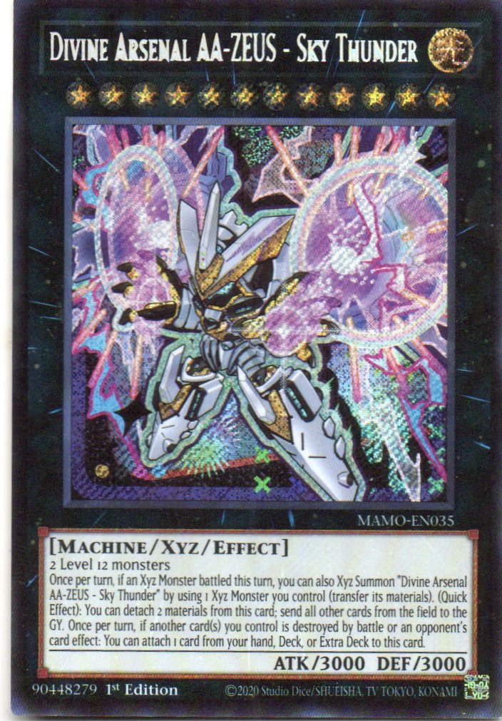 Divine Arsenal AA-ZEUS - Sky Thunder MAMO-EN035 Secret Rare