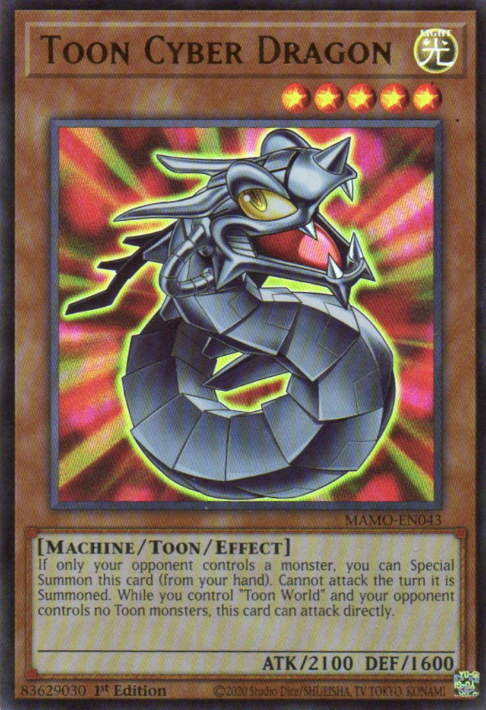 Toon Cyber Dragon MAMO-EN043 Ultra Rare
