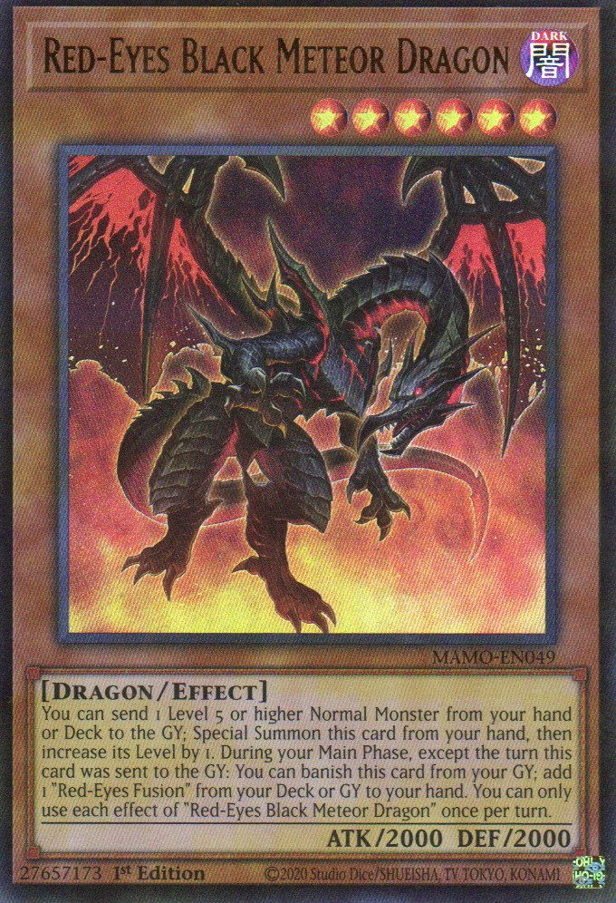 Red-Eyes Black Meteor Dragon MAMO-EN049 Ultra Rare