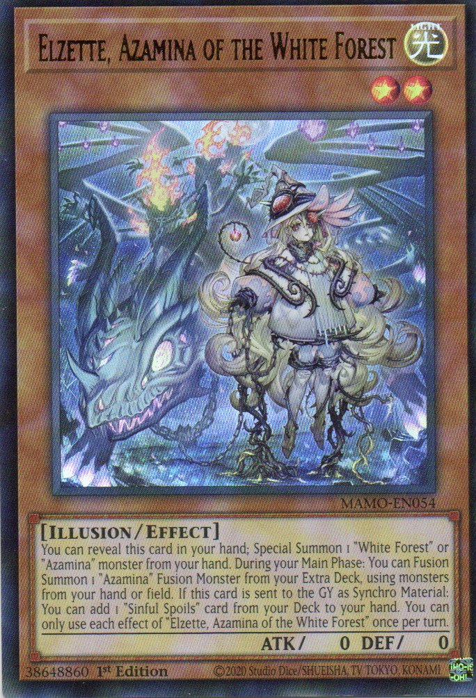 Elzette of the White Forest MAMO-EN052 Ultra Rare
