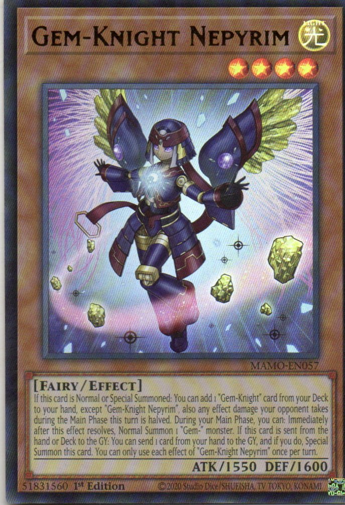 Gem-Knight Nepyrim MAMO-EN057 Ultra Rare
