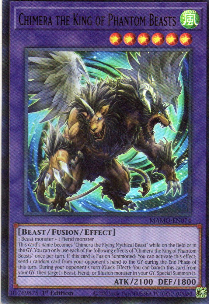 Chimera the King of Phantom Beasts MAMO-EN074 Ultra Rare