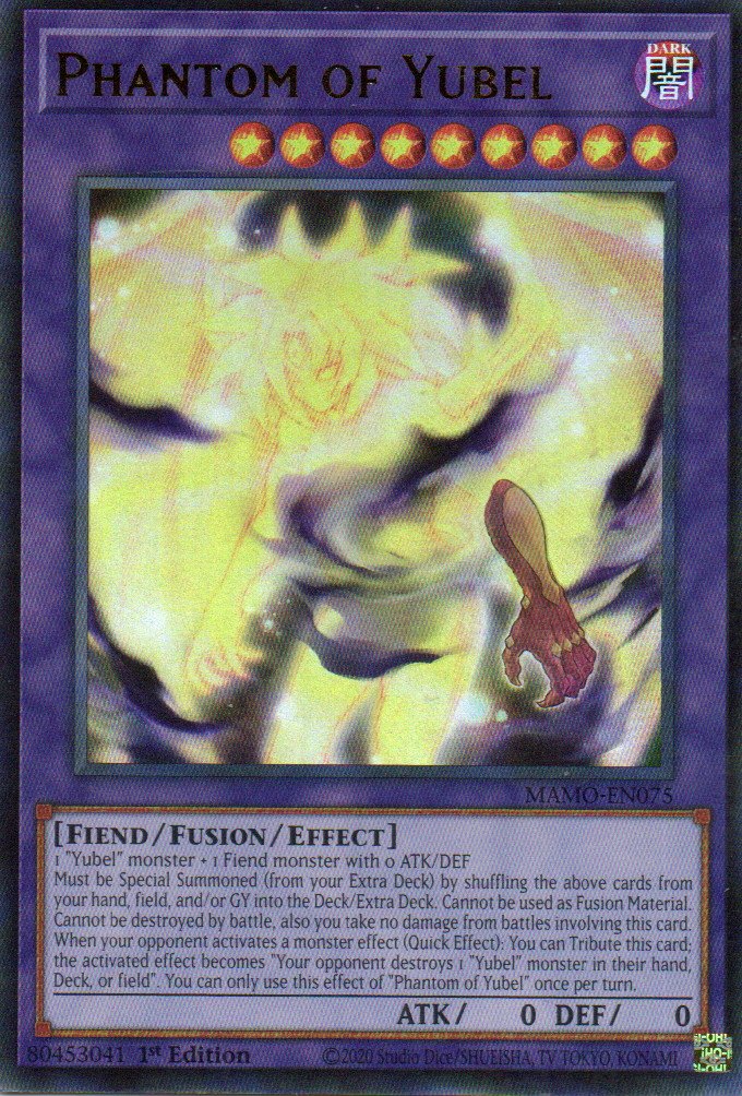 Phantom of Yubel MAMO-EN075 Ultra Rare