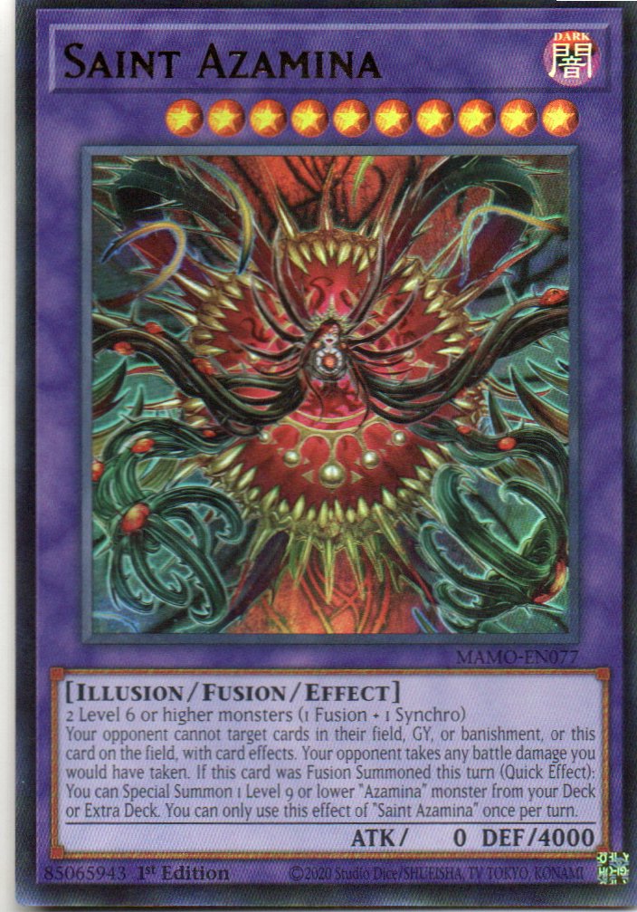 Saint Azamina MAMO-EN077 Ultra Rare