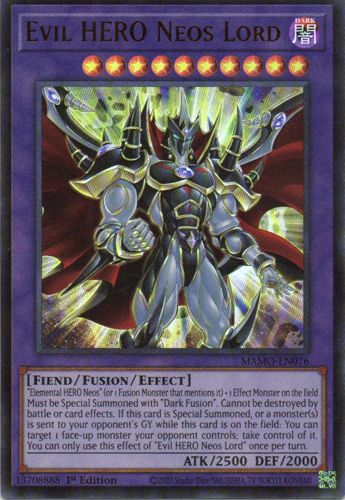 Evil HERO Neos Lord MAMO-EN076 Ultra Rare