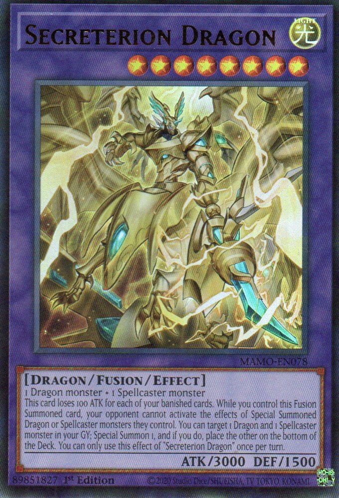 Secreterion Dragon MAMO-EN078 Ultra Rare