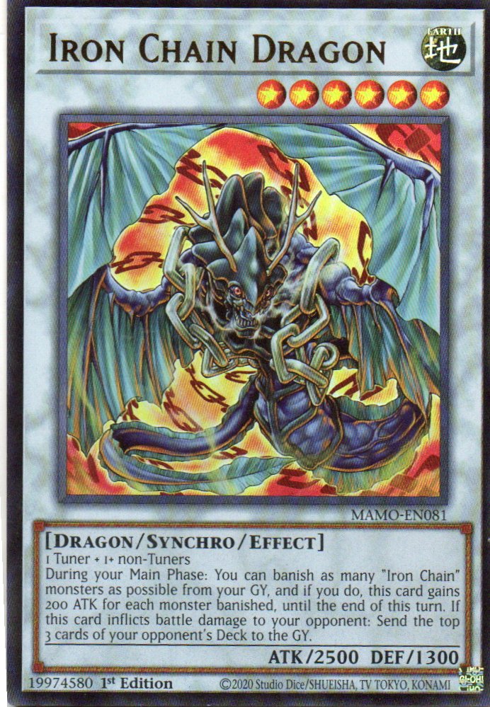 Iron Chain Dragon MAMO-EN081 Ultra Rare