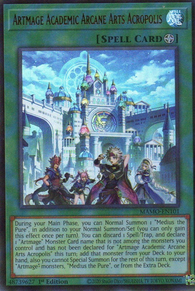 Artmage Academic Arcane Arts Acropolis MAMO-EN101 Ultra Rare
