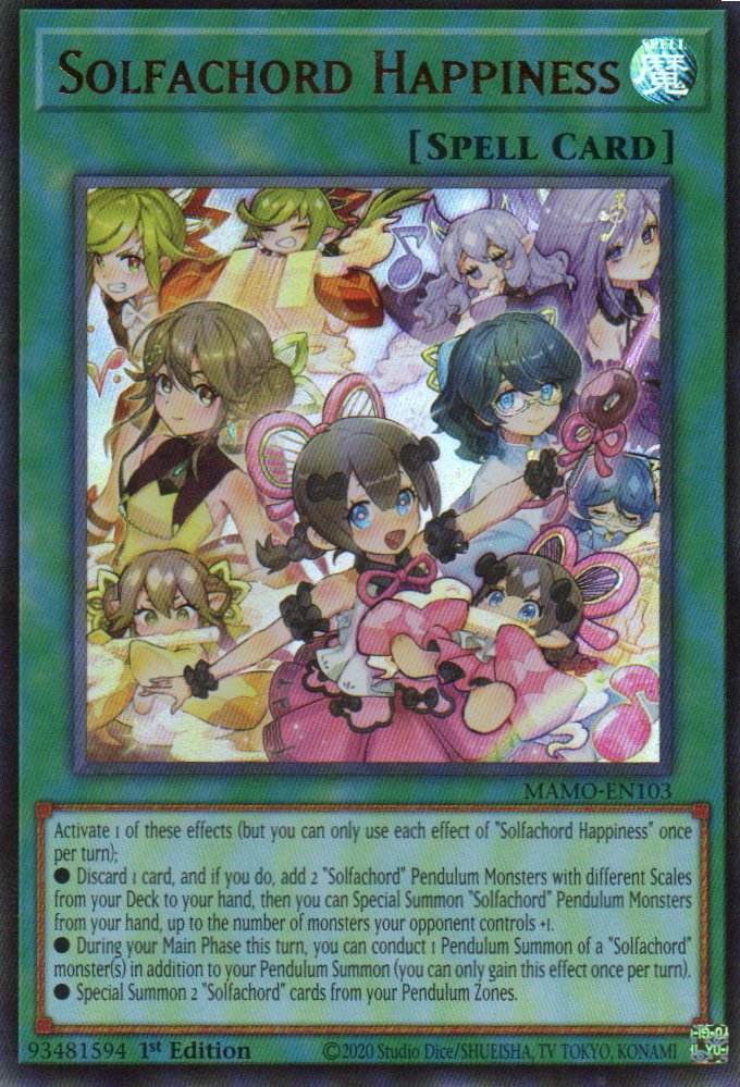 Solfachord Happiness MAMO-EN103 Ultra Rare