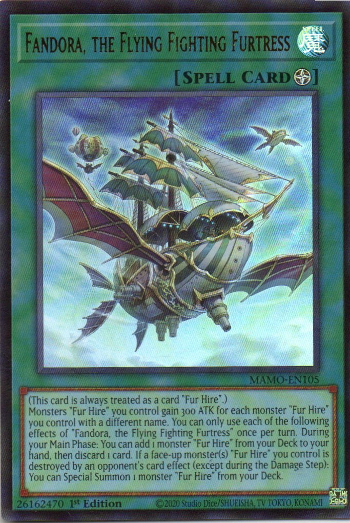Fandora, the Flying Fighting Furtress MAMO-EN105 Ultra Rare