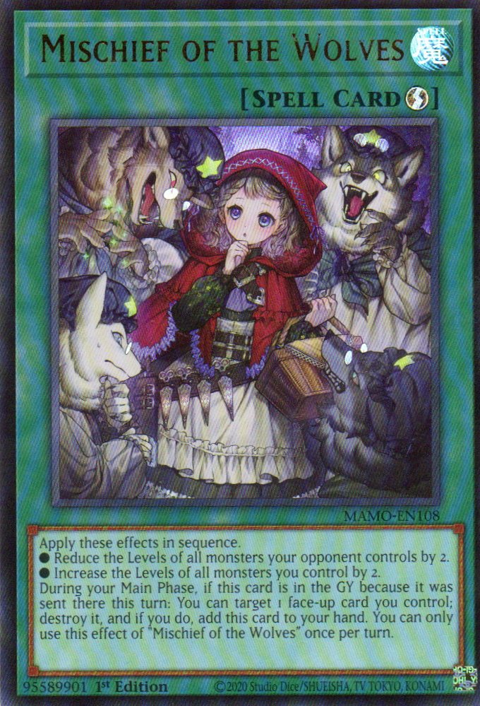 Mischief of the Wolves MAMO-EN108 Ultra Rare