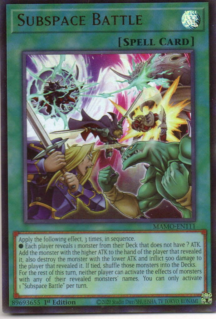 Subspace Battle MAMO-EN111 Ultra Rare