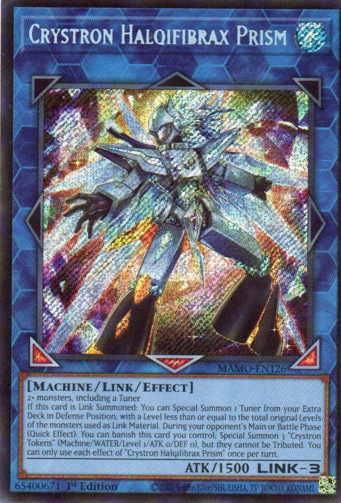 Crystron Halqifibrax Prism MAMO-EN126 Secret Rare