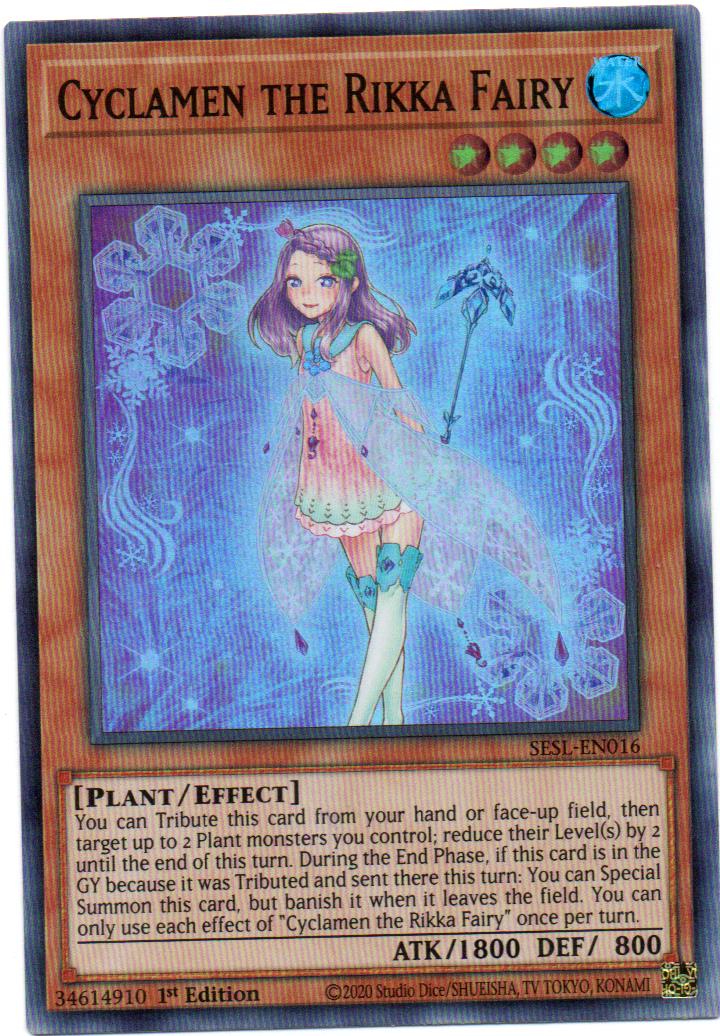 Carta Yugi Cyclamen the Rikka Fairy SESL-EN016