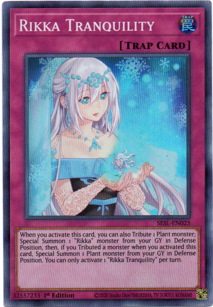 Carta Yugi Rikka Tranquility SESL-EN025