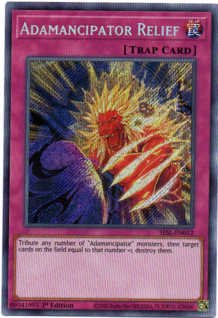 Carta Yugi Adamancipator Relief SESL-EN012