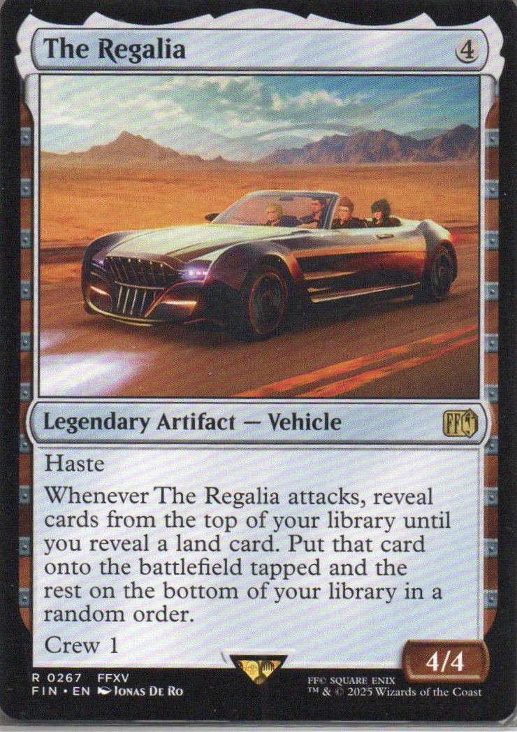 The Regalia FIN 267 ingles Rare