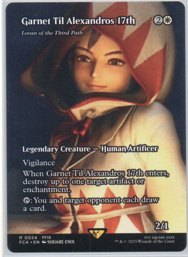 Garnet Til Alexandros 17th FCA 024 ingles Rare