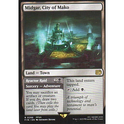 Midgar, City of Mako FIN 286 ingles Rare