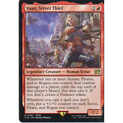 Vaan, Street Thief FIN 168 ingles Rare