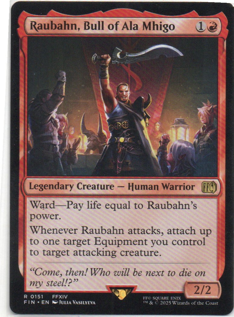 Raubahn, Bull of Ala Mhigo FIN 151 ingles Rare