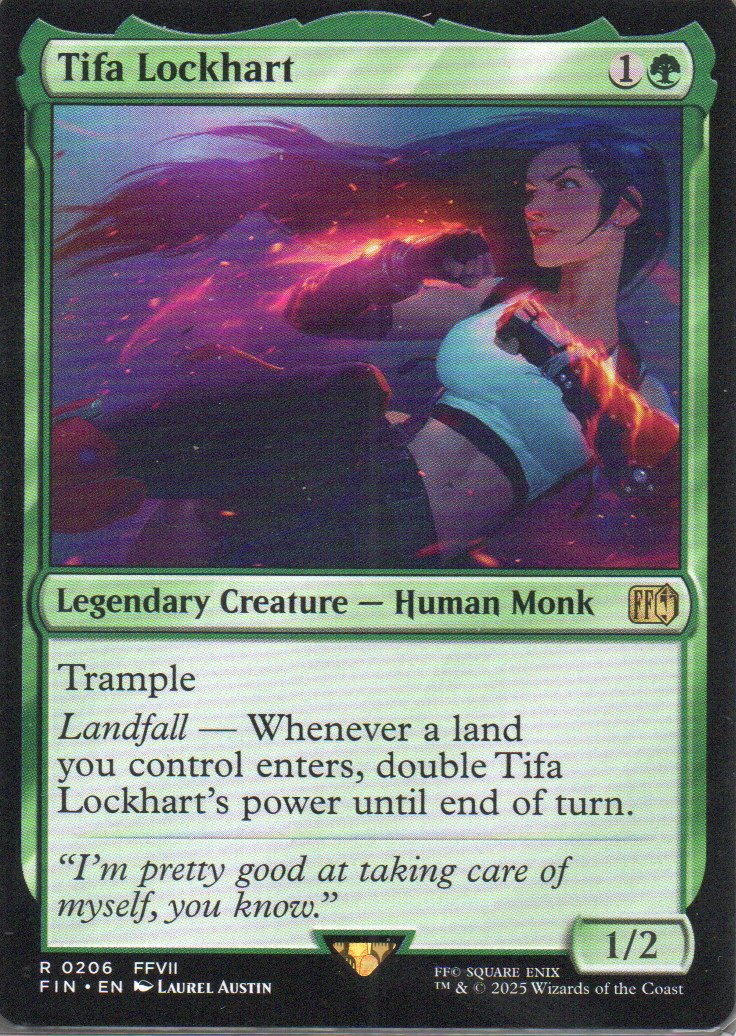 Tifa Lockhart FIN 206 ingles Rare