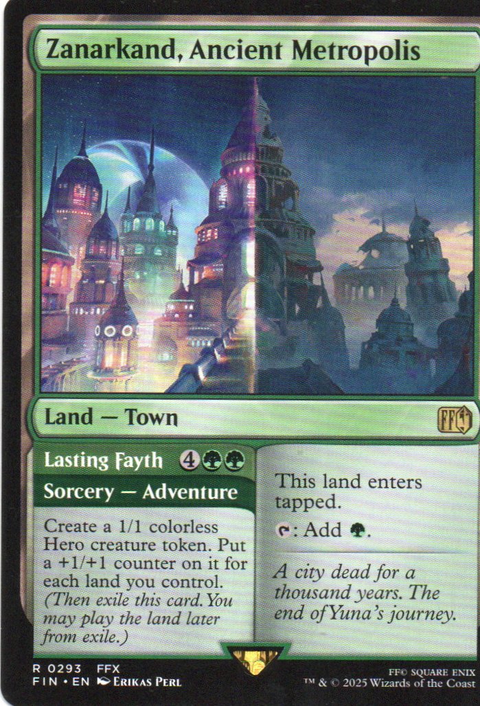 Zanarkand, Ancient Metropolis FIN 293 ingles Rare