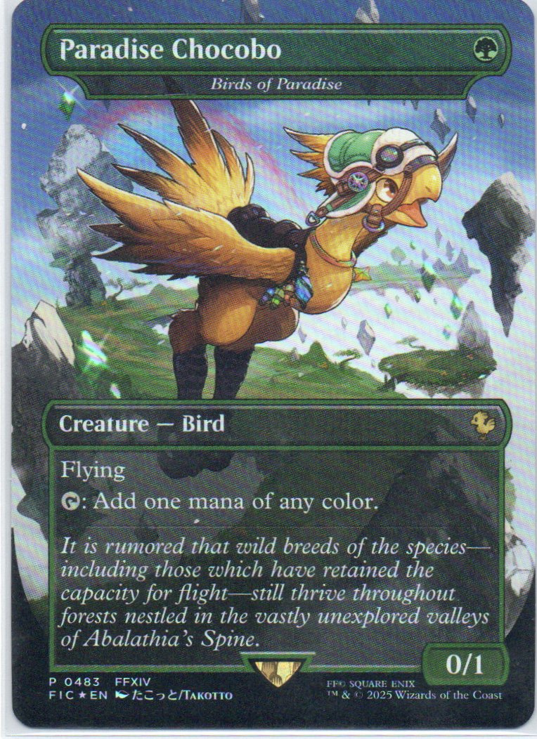 Paradise Chocobo FIC 483 ingles Promo
