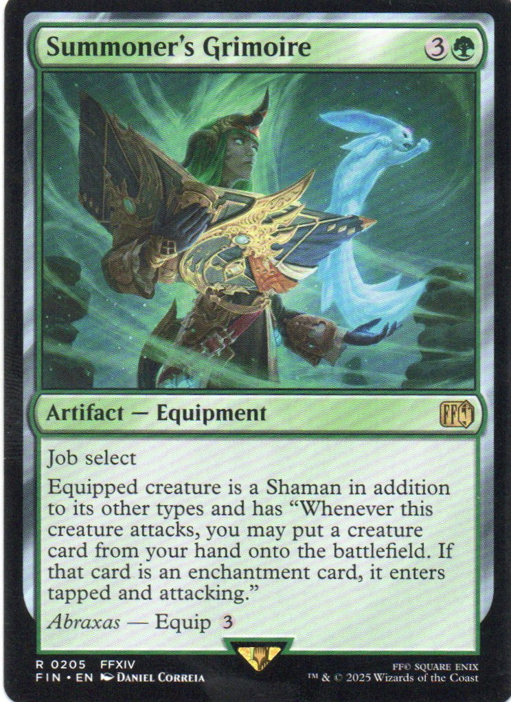 Summoner's Grimoire FIN 205 ingles Rare