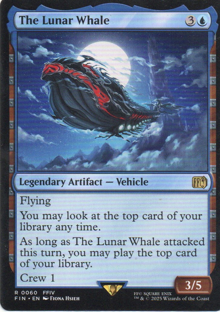 The Lunar Whale FIN 060 ingles Rare