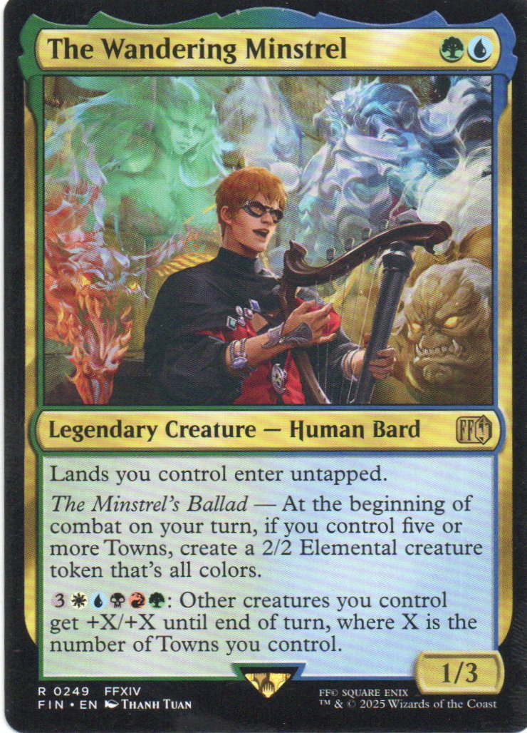 The Wandering Minstrel FIN 249 ingles Rare