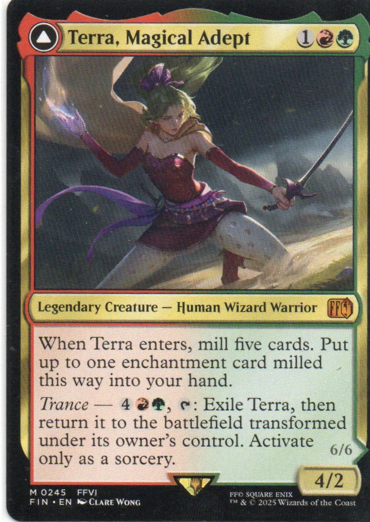 Terra, Magical Adept FIN 245 ingles Mythic rare