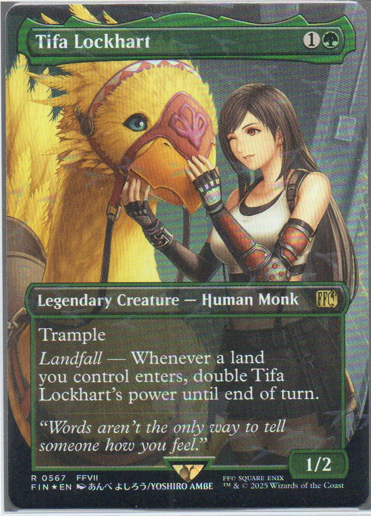 Tifa Lockhart FIN 567 ingles Rare Foil