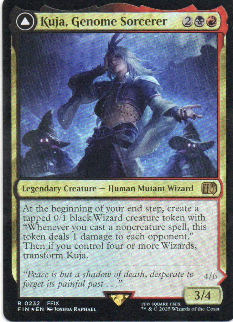 Kuja, Genome Sorcerer FIN 232 ingles Rare foil