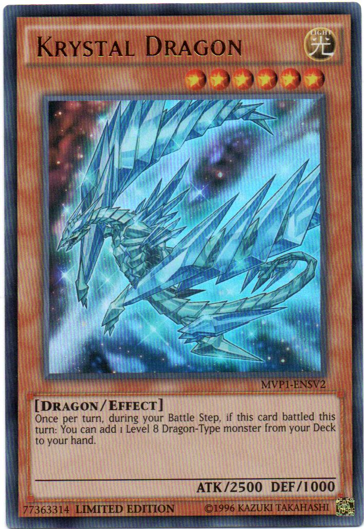 Carta Yugi Krystal Dragon MVP1-ENSV2