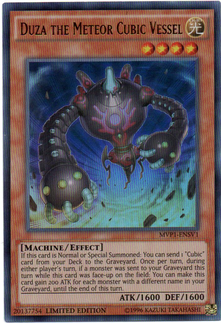 Carta Yugi Duza the Meteor Cubic Vessel MVP1-ENSV1