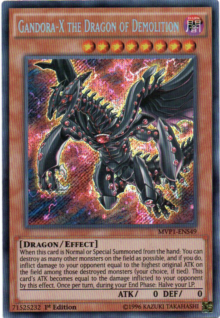 Carta Yugi Gandora-X the Dragon of Demolition MVP1-ENS49