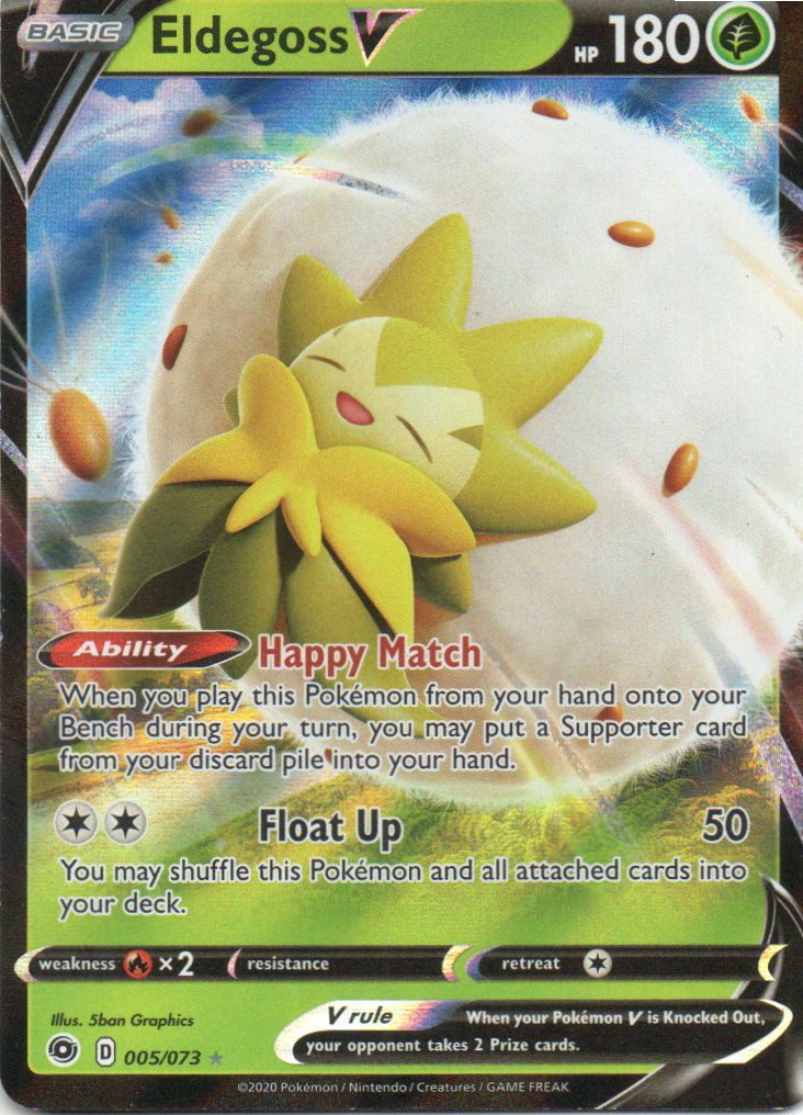 Eldegoss V 5 Ultra rare Ingles