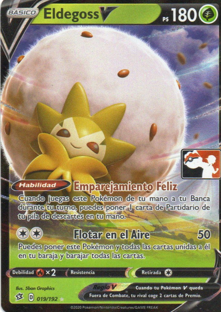 Eldegoss V 19 Ultra rare Español