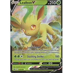 Leafeon V 13 Ultra rare Ingles